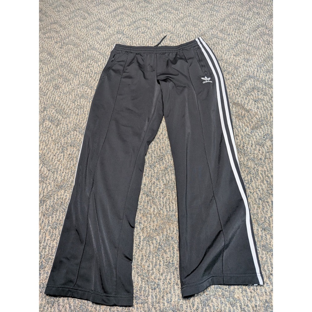 Adidas Originals Firebird Track Pants Mens Large Black White 3-Stripe E16491